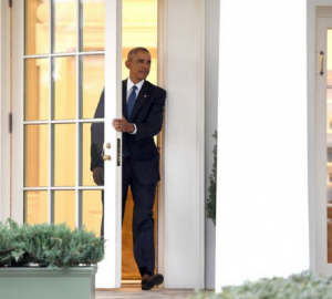 Obama quitte le bureau ovale